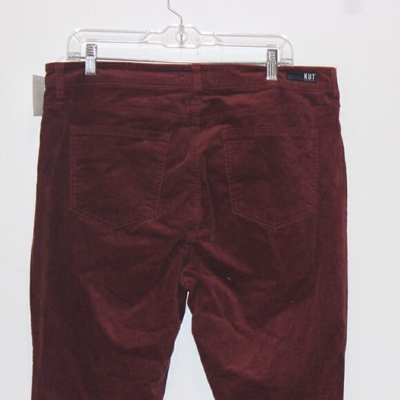 NEW KUT High Rise Donna Fab ab Ankle Skinny Corduroy Jeans Women Size 16 - Picture 8 of 14